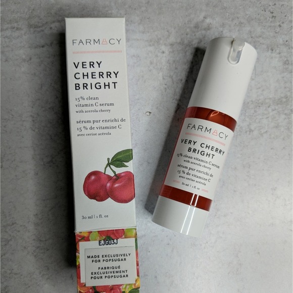 Farmacy Very Cherry Bright Vitamin C Serum - NIB - Picture 1 of 7
